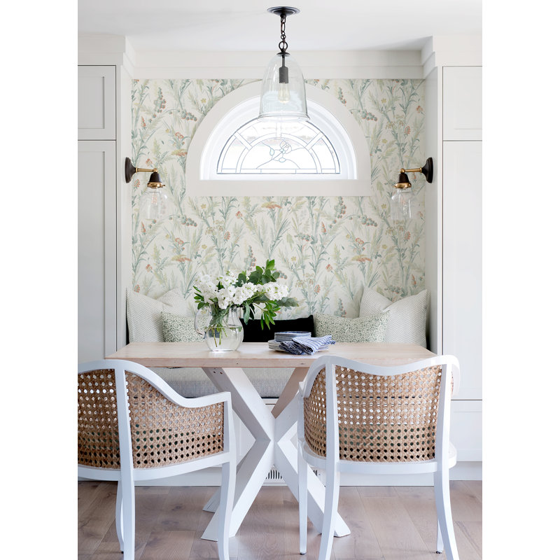 Rouleau de fleurs Andry, Bleu sarcelle