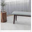 Banc en tissu rembourré Carlos