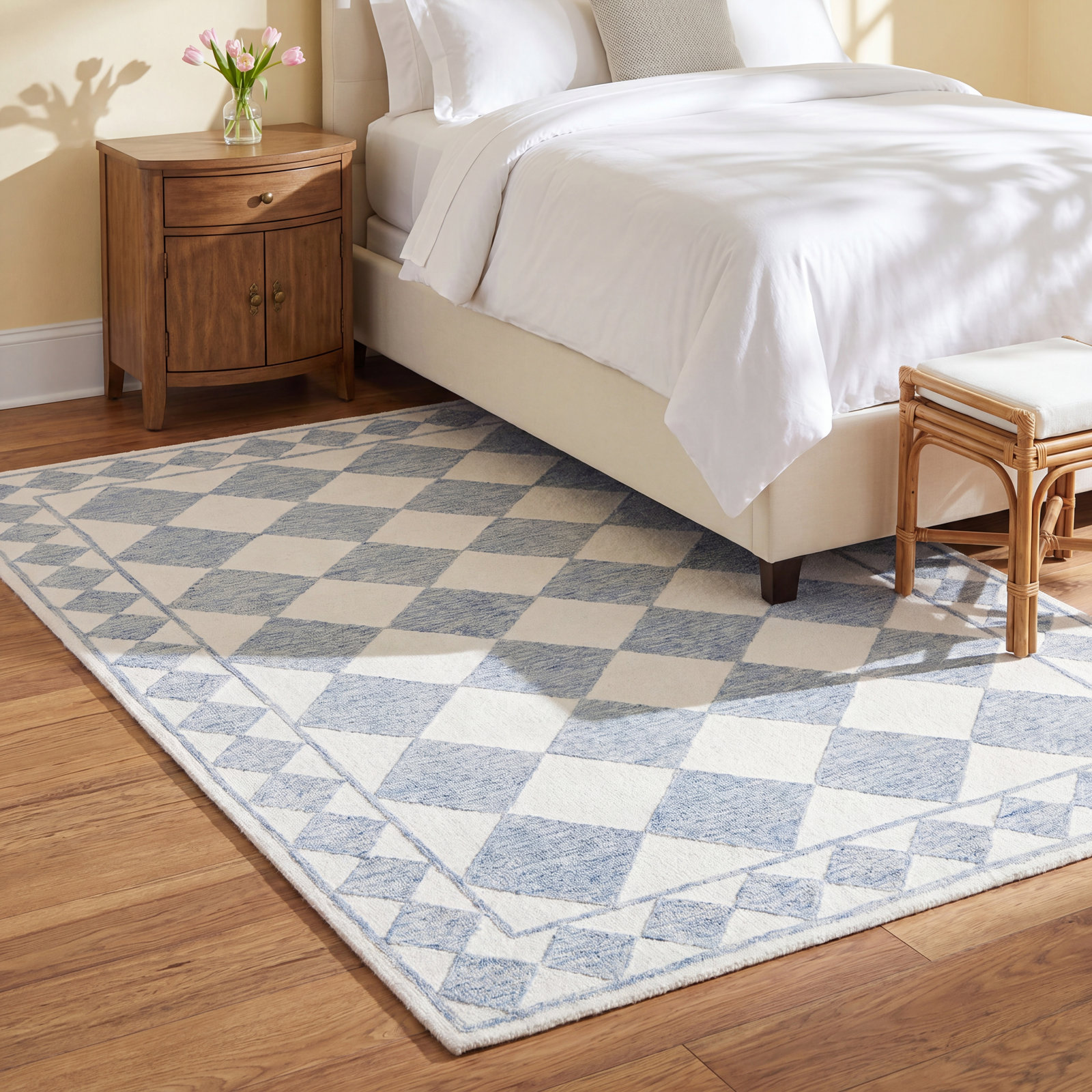 Claude Hand-Woven Geometric Rug, Rectangle 9' x 12'