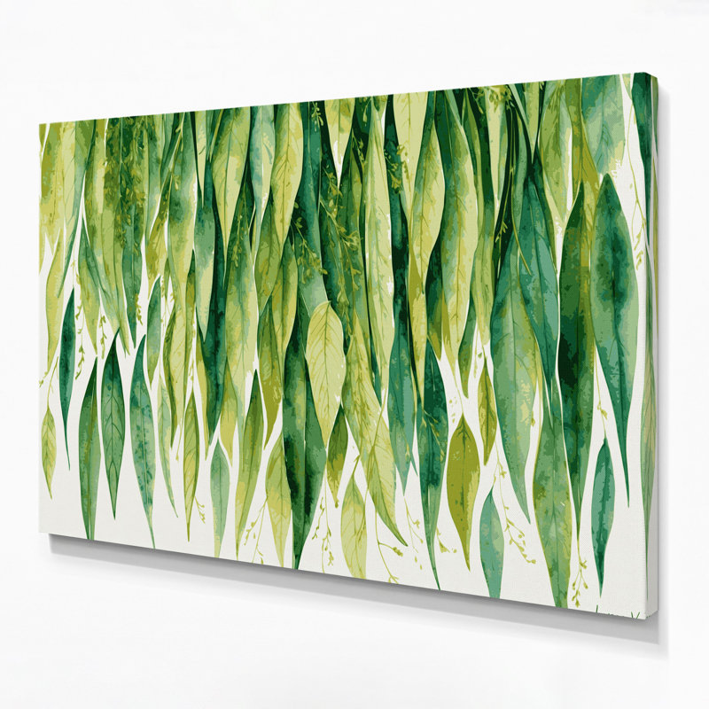 Art mural sur toile Botanical Lemon Verbena, H 11 po x l 14 po