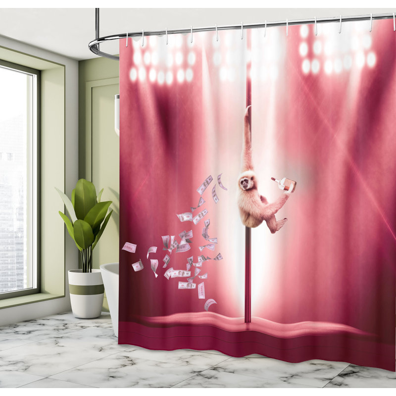 Aleyla Shower Curtain with Hooks Included