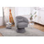 Fauteuil pivotant, fauteuil rond en tissu pour la chambre à coucher du salon-1967627127