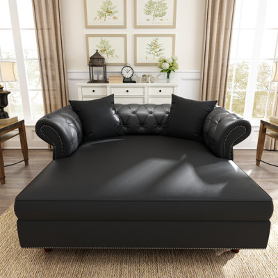 Loveseat Chaise Lounge Couch by Darby Home Co