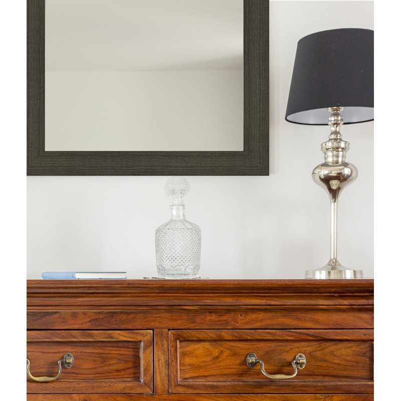Miroir de salle de bain Oakwood, 30 po x 26 po, gris