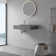 36 in. Wall-Mount or Countertop Bathroom with Diamond Bowl Solid Surface