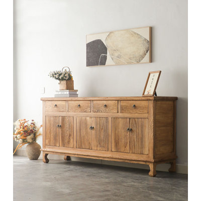 New Chinese Style Elm Wood Sideboard