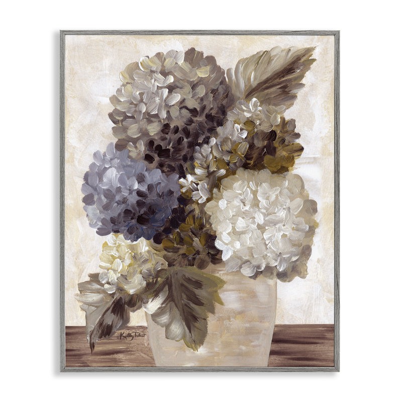 Art complet de fleurs d'hortensia par Kelley Talent bg-234, Estampe numérique Farmhouse, H 20 po x l 16 po