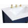 Trieste 24'' Single Bathroom Vanity with Engineered Marble Top