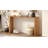 Simple Modern Style Multi-Functional Use Porch Table With Semi-Cylindrical Leg Design-982971427