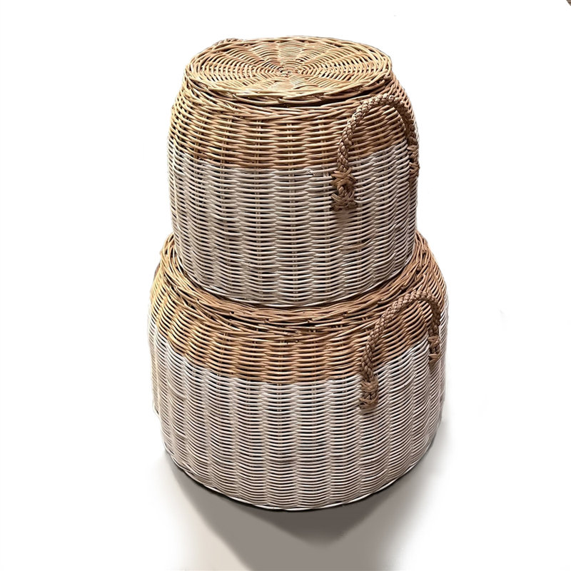 Wicker Metal General Basket Set