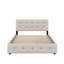 Grand lit plateforme tapissier avec tiroirs et lit gigogne-117902259