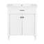 Armoire de salle de bain de 30 pouces: lavabo en céramique, rangement spacieux, meuble-lavabo d'apparence de luxe 30 po avec lavabo - conception charmante. Porte à fermeture douce, tablettes réglables. Étanche, pour la joie-579547601