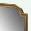 Miroir mural festonné en bois