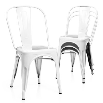 Tabouret de bar empilable pour l'intérieur et l'extérieur