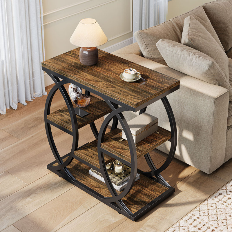 Pedestal End Table