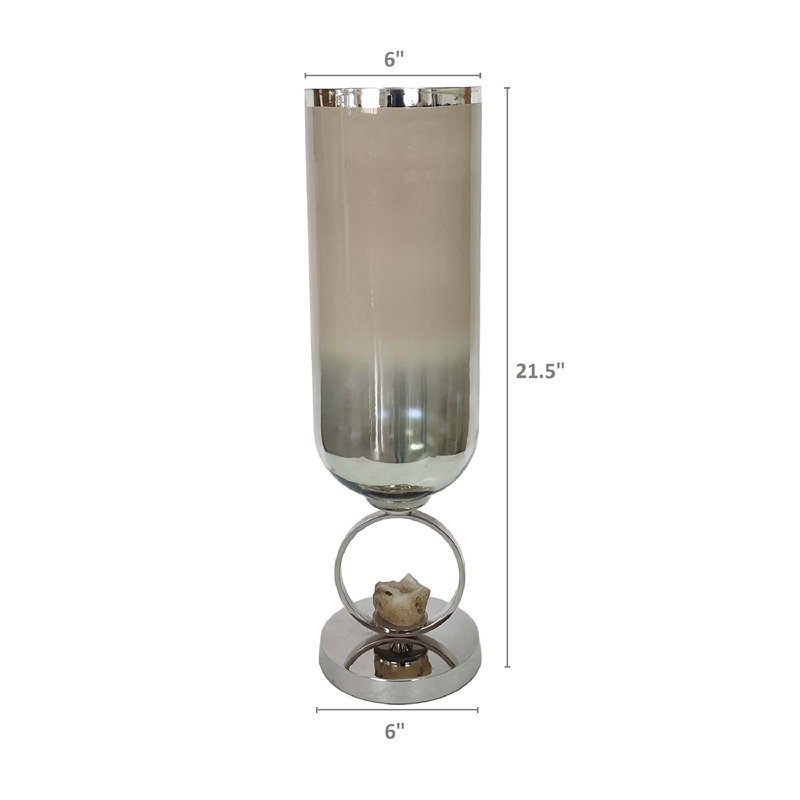 Aseel Table Vase, 21.7" H x 6" W x 6" D