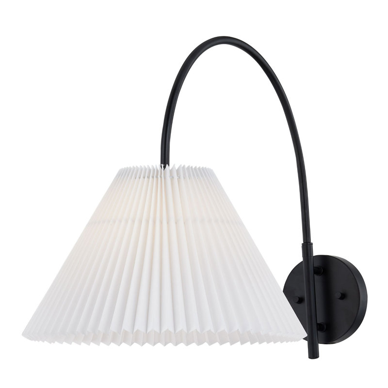 Tyson Metal Wall Sconce, Black