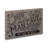 Man Cave 12x18 Gray Leather Personalized Canvas