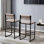 Direne 2 Paper Rope Weave Dining Chairs with Back