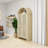 70.28" Tall Arched Kitchen Pantry