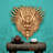 Tibetan Sculptural Dragon Wall Sculpture