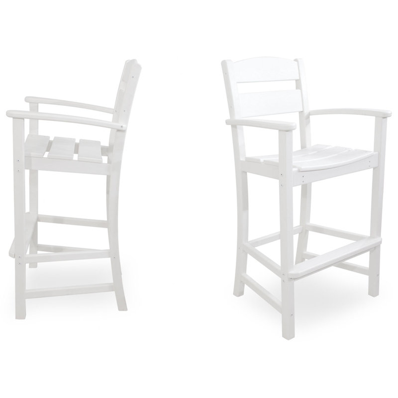 Ensemble de chaises de bar POLYWOOD Classics, Blanc