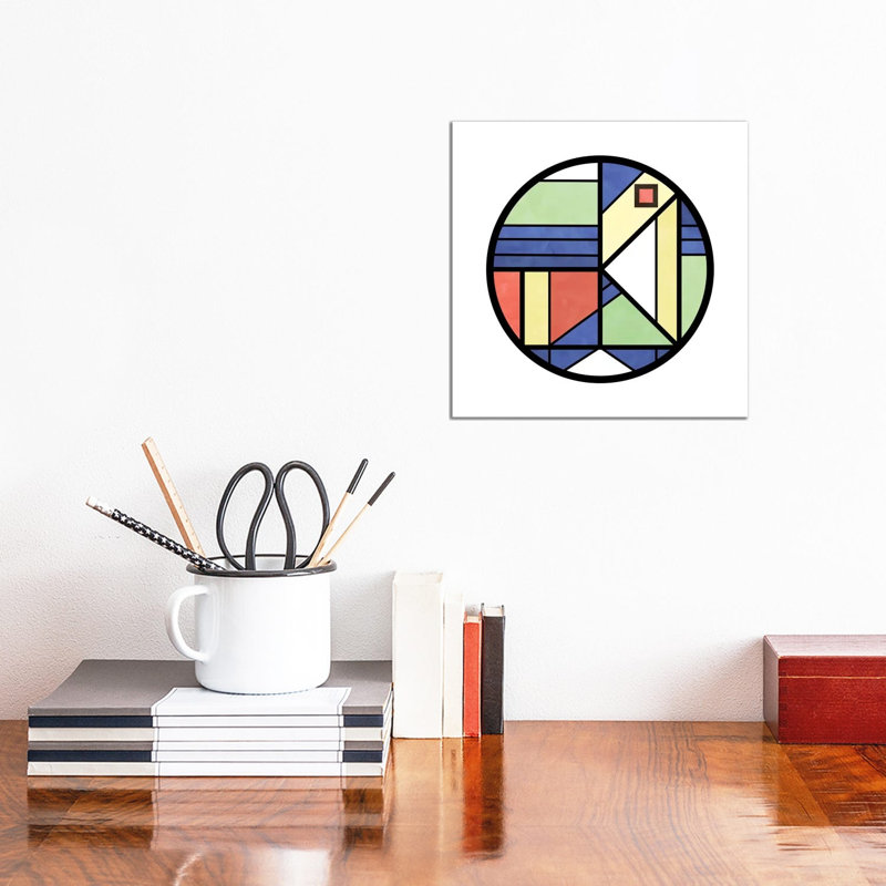 Urban Circle by Barruf - Wrapped Canvas Gallery-Wrapped Canvas Giclée, 30.48 cm H x 30.48 cm W