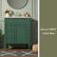 Meuble-lavabo de salle de bain avec lavabo en céramique, 30 po, armoire de rangement avec portes à fermeture en douceur et organisateur de porte-1578075301