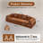 104" Cloud Modular Sectional Sofa, Modern Curved Boneless Couch with Extra Deep Seating-239586380