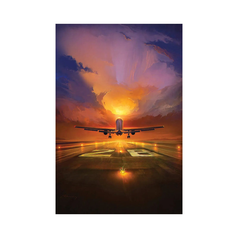 Last Flight by Artem Rhads Chebokha - Print on Canvas, 20.32 cm H x 30.48 cm W, Wrapped Canvas