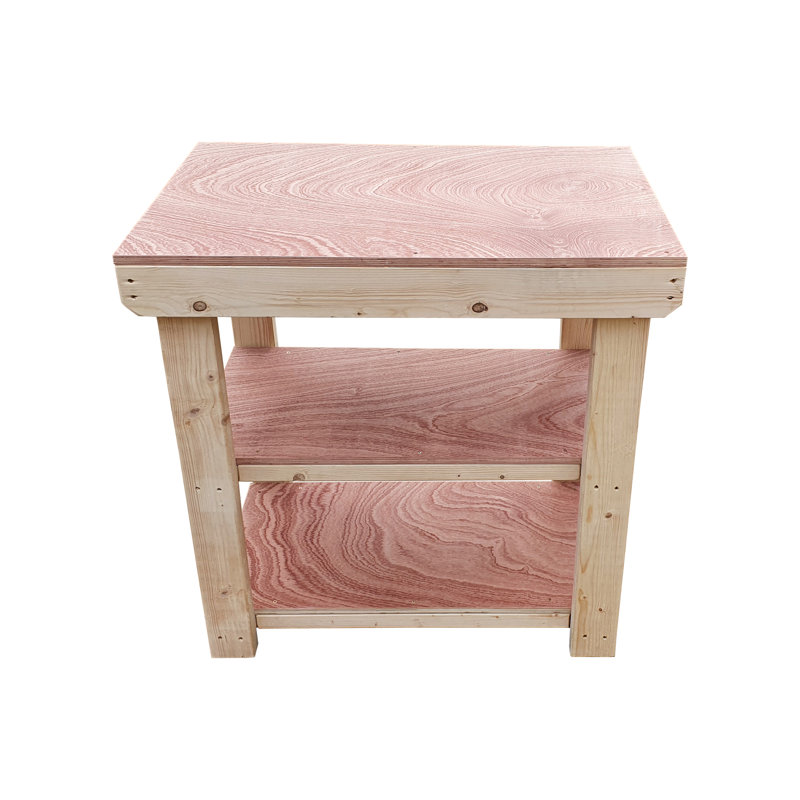 60cm Solid + Manufactured Wood Craft Table, 90cm H x 90cm W x 60cm D