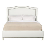 Caroline/Casey Queen Upholstered Low Profile Panel Bed