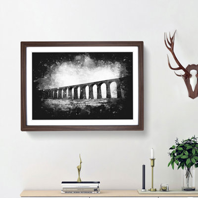 The Ribblehead Viaduct in Yorkshire - Picture Frame Graphic Art Print