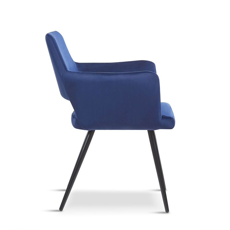 Draughn Upholstered Dining Chair, Deep Blue
