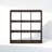 Open Back Multipurpose Clothing & Closet Storage Organizer Shelf, 9-Cube-1227361215