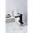 Single Handle Waterfall Spout Bathroom Faucet In Matt Black, Vanity Sink Faucet, Constructed With Stainless Steel For Durability, Corrosion And Fingerprint- Surface Treatment, Peaceful Balanced Water-121626856