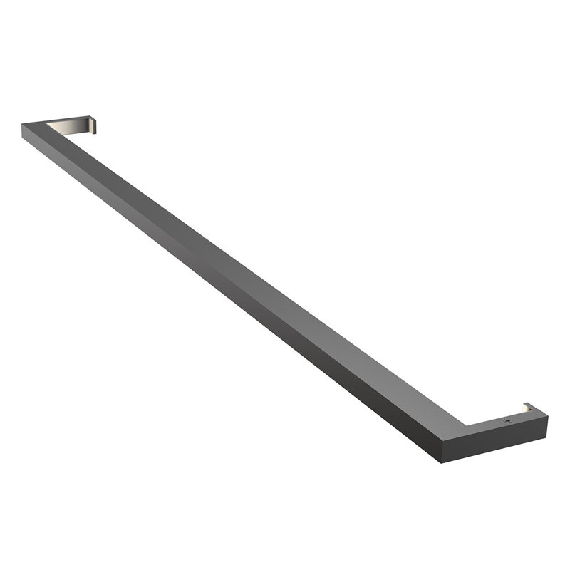 Thin-Line Dimmable LED Bath Bar, Satin Black, 0.75'' H X 36'' W X 3.5'' D, 3000K