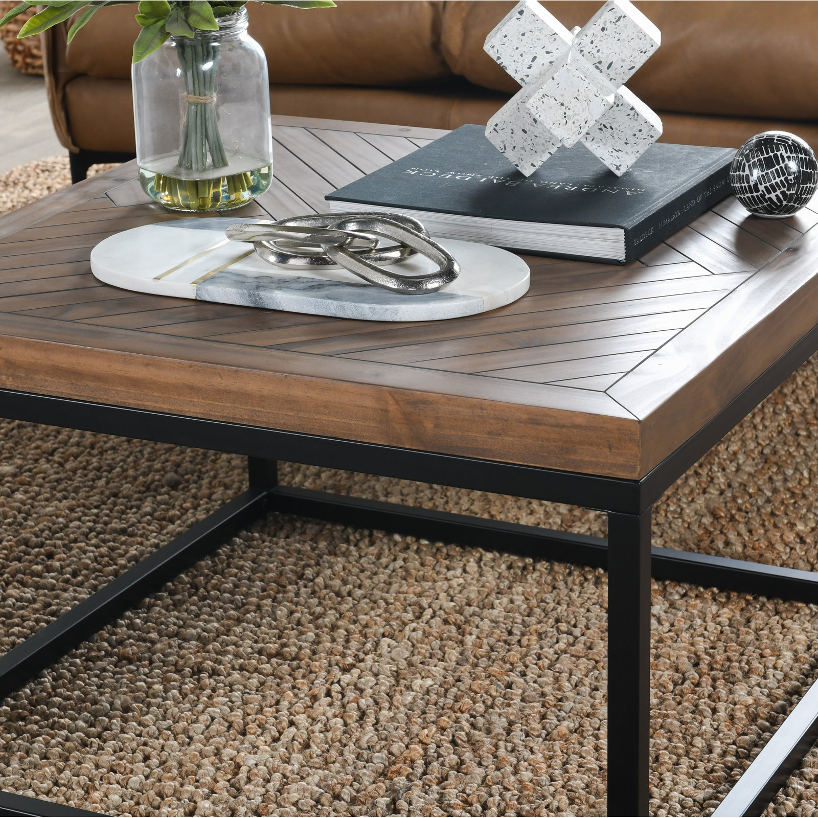 Lenes Solid Wood Single Coffee Table