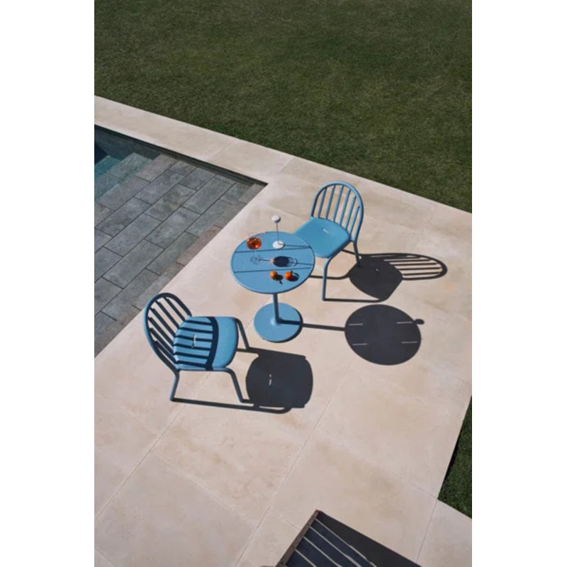 Fred 3 Piece Dining Set, Blue, Wave Blue