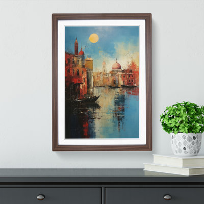 Venice Abstract Art - Framed Print