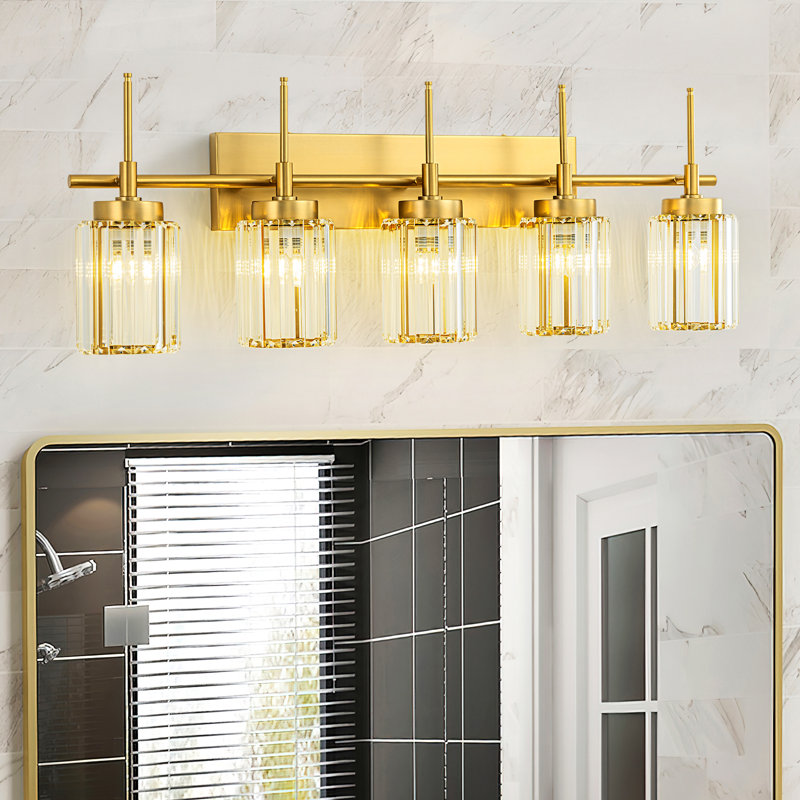 Edgars Dimmable Vanity Light, Gold, 5