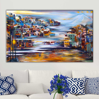 « city », reproduction d’impression sur toile tendue
