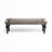 Whipe Cotton Upholstered Bench