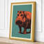 Hippopotamus Presence Rustic - Wrapped Canvas-1215454384-1215454389
