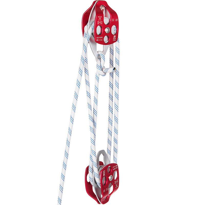 Poulie simple et taie simple 1/2 "x 150Ft, 12"