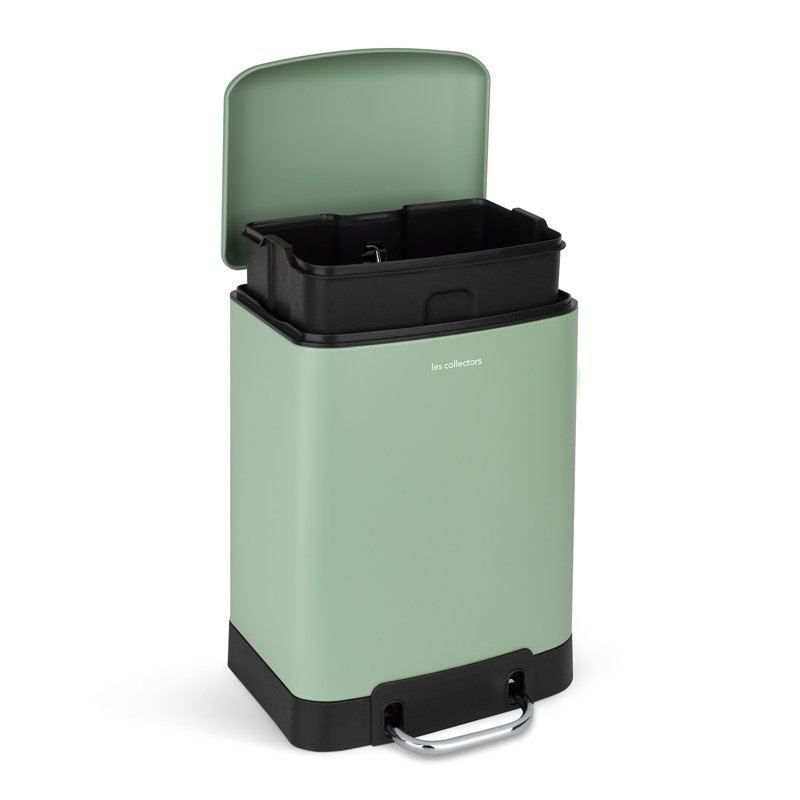 Abfalleimer mit Fußpedal, 6 L, Mint