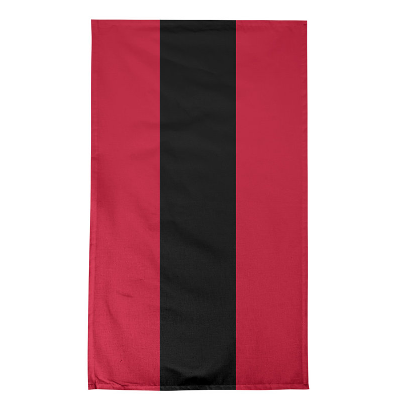 Stripe Tea Towel Kitchen Towel, Red/Black/Red Los Angeles Basketball, Cotton