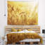 Tapisserie de fond de blé doré en polyester avec accessoires suspendus inclus-28489591