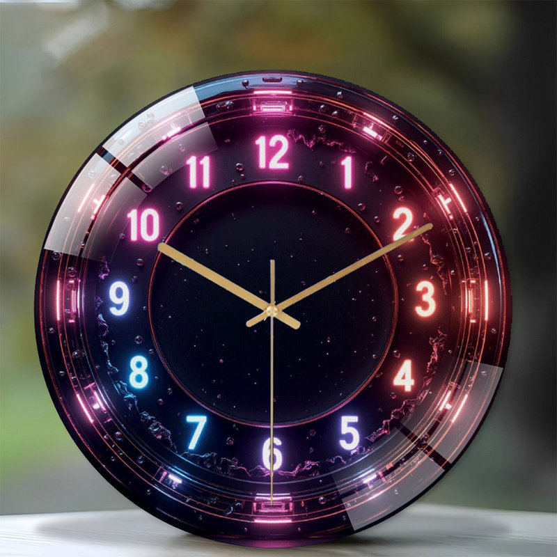 Horloge murale avec horloge murale 12 po