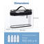 Paquet de 2: organisateur de sac de maquillage transparent, sac de voyage de taille de pinte pour articles de toilette, accessoires de voyage essentiels, 2 pièces